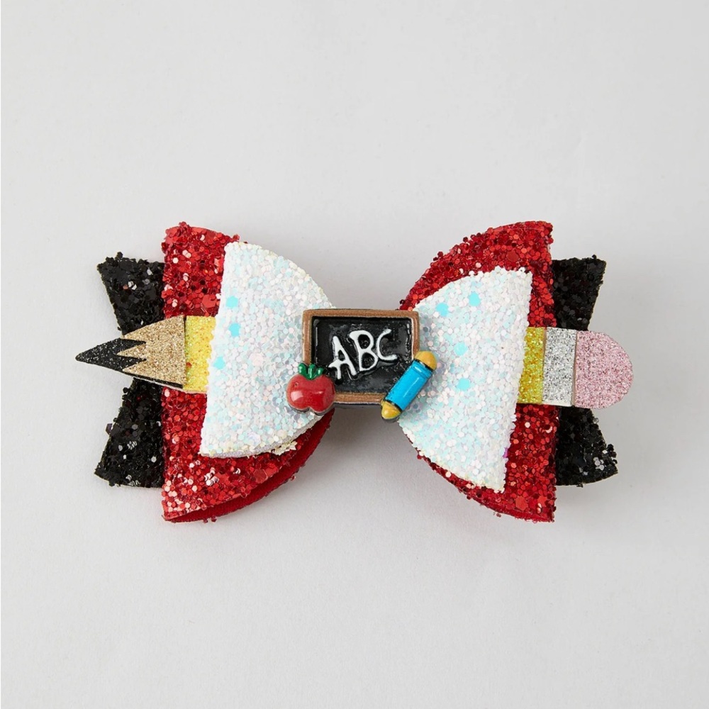 Back To School Sequin Hairbow